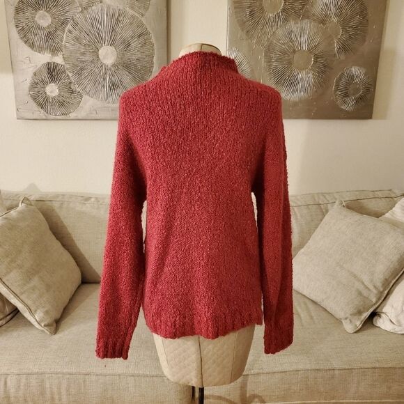 BP. Funnel Neck Bouclé Sweater - Picture 6 of 11